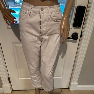 Agolde Women's White Jeans